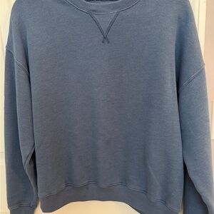 American Eagle Outfitters womens Slate Crewneck Sweater